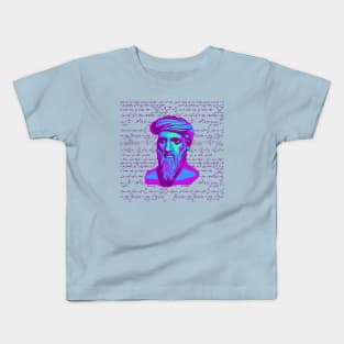 Pythagoras Portrai Kids T-Shirt